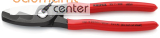KNIPEX 95 11 200 Kabelschere mit Doppelschneide mit Kunststoff �berzogen br�niert 200 mm
