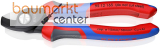 KNIPEX 95 12 165 Kabelschere mit Comfort-Griffen br�niert 165 mm
