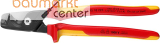 KNIPEX 95 18 225 SB StepCut� XL Kabelschere mit Stufenschnitt isolierender Mehrkomponenten-Griff, VDE-gepr�ft br�niert 225 mm