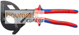 KNIPEX 95 32 315 A Kabelschneider (Ratschenprinzip) f�r stahlarmierte Kabel (SWA-Kabel) mit Mehrkomponenten-H�llen schwarz lackiert 315 mm