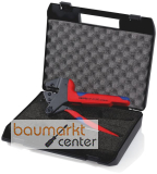 KNIPEX 97 43 200 Crimp-Systemzange f�r auswechselbare Crimpeins�tze mit Mehrkomponenten-H�llen br�niert 200 mm