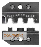KNIPEX 97 49 15 Crimpeinsatz f�r Fahnenstecker und unisolierte offene Steckverbinder