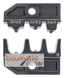 KNIPEX 97 49 18 Crimpeinsatz f�r Twin-Aderendh�lsen
