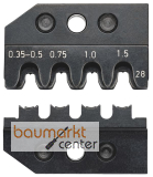 KNIPEX 97 49 28 Crimpeinsatz f�r Stecker der AMP-Superseal 1.5 Serie von Tyco Electronics
