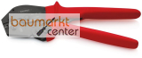 KNIPEX 97 52 05 SB Crimpzange auch f�r Zweihandbedienung mit rutschhemmenden Kunststoff-H�llen br�niert 250 mm