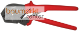 KNIPEX 97 52 08 Crimpzange auch f�r Zweihandbedienung mit rutschhemmenden Kunststoff-H�llen br�niert 250 mm