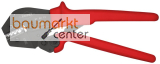 KNIPEX 97 52 13 Crimpzange auch f�r Zweihandbedienung mit rutschhemmenden Kunststoff-H�llen br�niert 250 mm