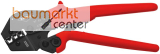 KNIPEX 97 52 18 Crimpzange auch f�r Zweihandbedienung mit rutschhemmendem Kunststoff �berzogen br�niert 250 mm