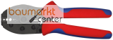 KNIPEX 97 52 50 PreciForce� Crimpzange mit Mehrkomponenten-H�llen br�niert 220 mm