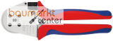KNIPEX 97 52 65 Vierdornpresszange f�r gedrehte Kontakte mit Mehrkomponenten-H�llen verchromt 230 mm