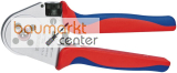 KNIPEX 97 52 65 A Vierdornpresszange f�r gedrehte Kontakte mit Mehrkomponenten-H�llen verchromt 230 mm