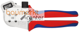 KNIPEX 97 52 65 DG Vierdornpresszange f�r gedrehte Kontakte mit Mehrkomponenten-H�llen verchromt 240 mm