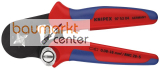 KNIPEX 97 53 04 Selbsteinstellende Crimpzange f�r Aderendh�lsen mit Seiteneinf�hrung mit Mehrkomponenten-H�llen br�niert 180 mm