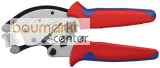 KNIPEX 97 53 18 SB Twistor16� Selbsteinstellende Crimpzange f�r Aderendh�lsen mit drehbarem Crimpkopf mit Mehrkomponenten-H�llen verchromt 200 mm