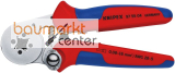 KNIPEX 97 55 04 SB Selbsteinstellende Crimpzange f�r Aderendh�lsen mit Seiteneinf�hrung mit Mehrkomponenten-H�llen verchromt 180 mm