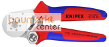 KNIPEX 97 55 14 Selbsteinstellende Crimpzange f�r Aderendh�lsen mit Seiteneinf�hrung mit Mehrkomponenten-H�llen verchromt 180 mm
