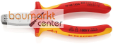 KNIPEX 97 68 145 A Crimpzange f�r Aderendh�lsen isoliert mit Mehrkomponenten-H�llen, VDE-gepr�ft 145 mm
