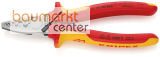 KNIPEX 97 78 180 Crimpzange f�r Aderendh�lsen isoliert mit Mehrkomponenten-H�llen, VDE-gepr�ft 180 mm