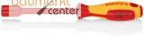 KNIPEX 98 03 12 Steckschl�ssel mit Schraubendreher-Griff isoliert mit Mehrkomponenten-H�llen, VDE-gepr�ft br�niert 237 mm