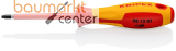 KNIPEX 98 12 01 Schraubendreher f�r Robertsonschrauben R1 isoliert mit Mehrkomponenten-H�llen, VDE-gepr�ft br�niert 185 mm