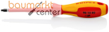 KNIPEX 98 12 02 Schraubendreher f�r Robertsonschrauben R2 isoliert mit Mehrkomponenten-H�llen, VDE-gepr�ft br�niert 210 mm