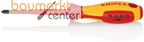 KNIPEX 98 24 02 SL Schraubendreher (Slim) f�r Kreuzschlitzschrauben Phillips� isolierender Mehrkomponenten-Griff, VDE-gepr�ft br�niert 212 mm