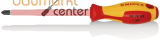 KNIPEX 98 24 03 Schraubendreher f�r Kreuzschlitzschrauben Phillips� isolierender Mehrkomponenten-Griff, VDE-gepr�ft br�niert 270 mm
