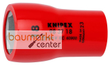 KNIPEX 98 37 18 Steckschl�sseleinsatz f�r Sechskantschrauben mit Innenvierkant 3/8" 49 mm