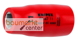 KNIPEX 98 47 11 Steckschl�sseleinsatz f�r Sechskantschrauben mit Innenvierkant 1/2" 54 mm