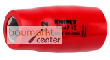 KNIPEX 98 47 12 Steckschl�sseleinsatz f�r Sechskantschrauben mit Innenvierkant 1/2" 55 mm