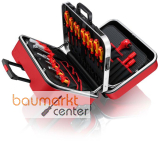 KNIPEX 98 99 15 Werkzeugkoffer "BIG Twin Move RED" Elektro Kompetenz 42-teilig 290 mm