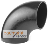 Aliaxis Bogen f.PE Abfluss d 160 90 Grad schwarz