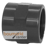 Aliaxis �berg.muffe PVC-U MIFV d 16 x 3/8" PN16 Klebmuffe/Gewindeanschluss