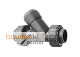 Aliaxis PVC-U R�ckschlagventil R2 FKM Verschraubung Gewindemuffe VRUFV-FKM