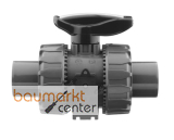 Aliaxis 2-Wege Kugelhahn PVC-U VKD d16 EPDM Klebstutzen VKDDV-EPDM