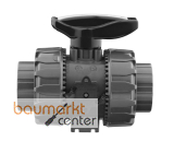 Aliaxis 2-Wege Kugelhahn VKD PVC-U R3/8 EPDM Gewindemuffe VKDFV-EPDM