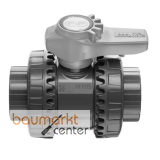 Aliaxis Kugelhahn PVC-U VXEIV DN 10 16mm m.Klebemuffe u.PTFE/EPDM-Dichtung