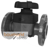 Aliaxis Membranventil PVC VMOV 90mm DN 80 m.Losflanschen PN 10 und EPDM-Membrane