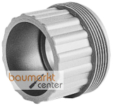 Aliaxis ABS Einschraubteil d20 Klebmuffe PN10 ohne O-Ring F-BIA