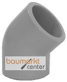 Aliaxis Winkel PVC-C 20mm 45 Grad f.Heisswasser