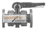 Aliaxis 2-Wege Kugelhahn VKD PVC-U d110 EPDM Festflansch VKDOV-EPDM