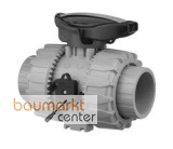 Aliaxis 2-Wege Kugelhahn PVC-C VKD d32 EPDM Sicherheitshebel Klebmuffe VKDIC-SH