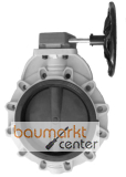 Aliaxis Univ.-Ind./Chemie-Absperrklappe PVDF lappe Handgetriebe FKOF-RM-FKM d 140