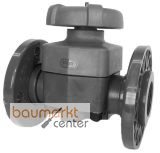 Aliaxis Membranventil m.Festflanschen PP VMOM/EPDM d 110