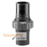 Aliaxis Verschraubung PE 100 BBE/L-EPDM 20mm SDR 11 formgespritzt m.lg.Schweissenden Aliaxis Verschraubung PE 100 BBE/L-EPDM 20mm SDR 11 formgespritzt m.lg.Schweissenden