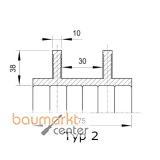 Aliaxis Mauerkragen Kautschuk d1000 MK
