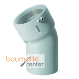 Aliaxis Abw.Bogen (Muffe/Rohrst.) ABM d160 15Gr FRIAFIT