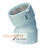 Aliaxis Abw.Bogen (Muffe/Muffe) ABM d 160 15Gr FRIAFIT