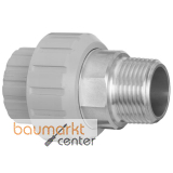 Aliaxis �berg-Verschraub. PVC-C d40 x R1 1/4 AG auf Messing BIROC-EPDM