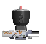 Aliaxis 2/2-Wege-Membranventil 382.7 PP d25 DKUBM/CP-NC EPDM